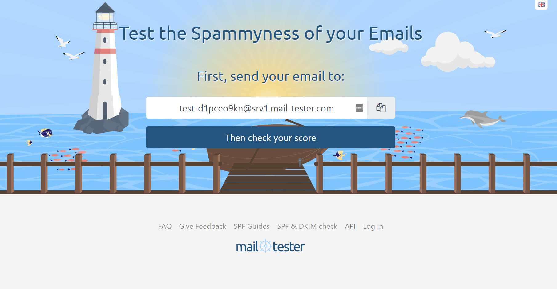 mail tester email deliverability testing software