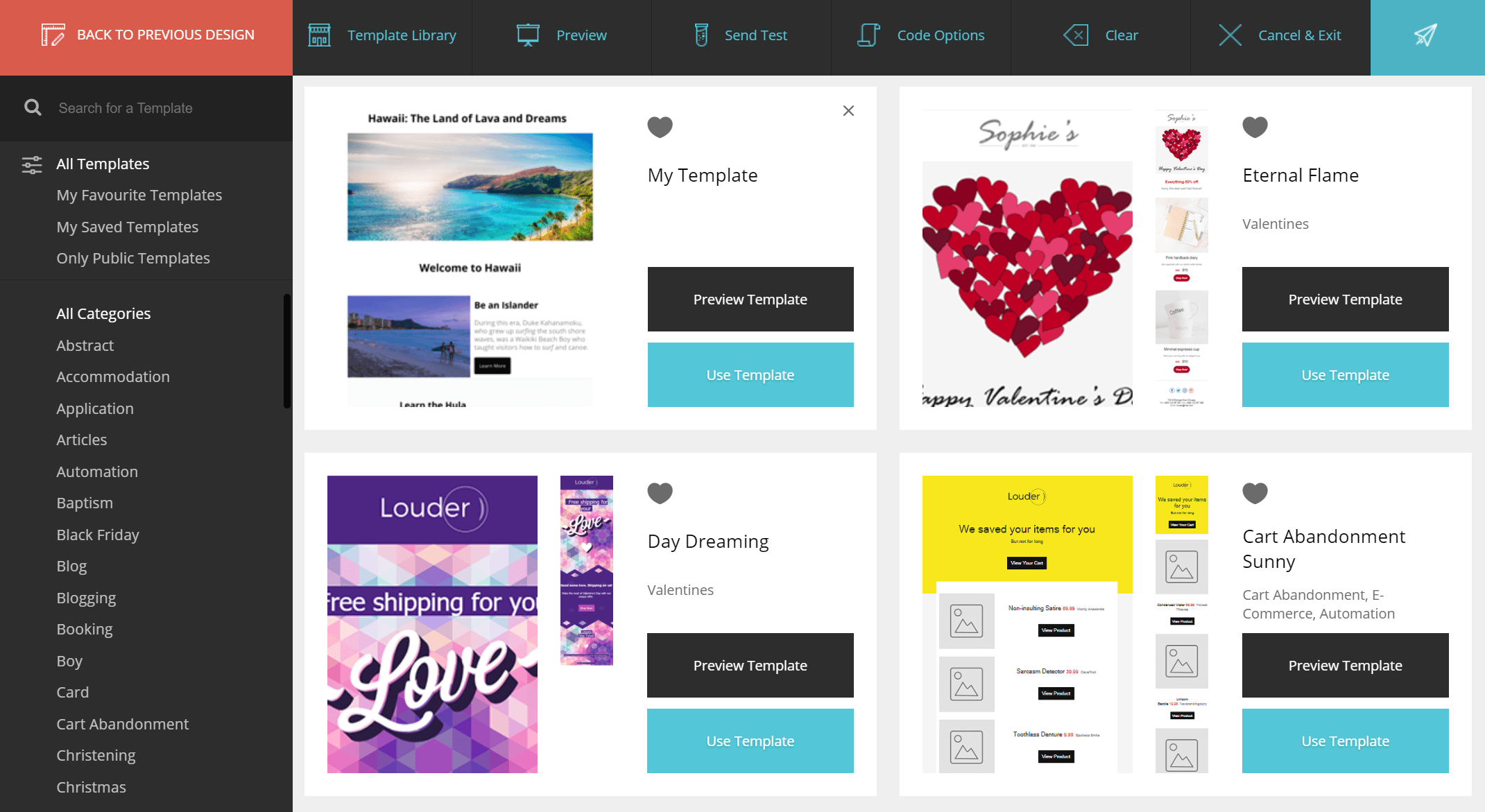 moosend email newsletter templates