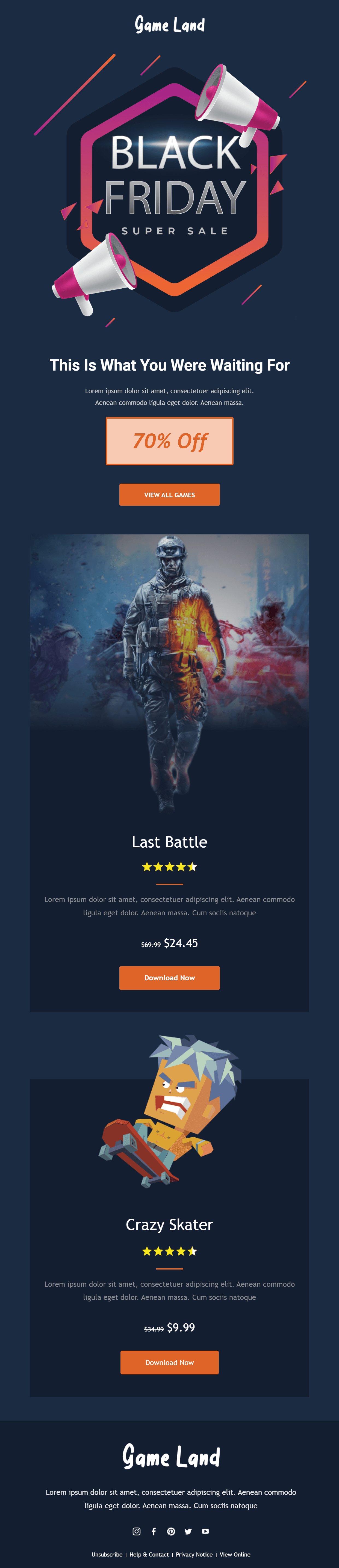 bee pro sales email design 