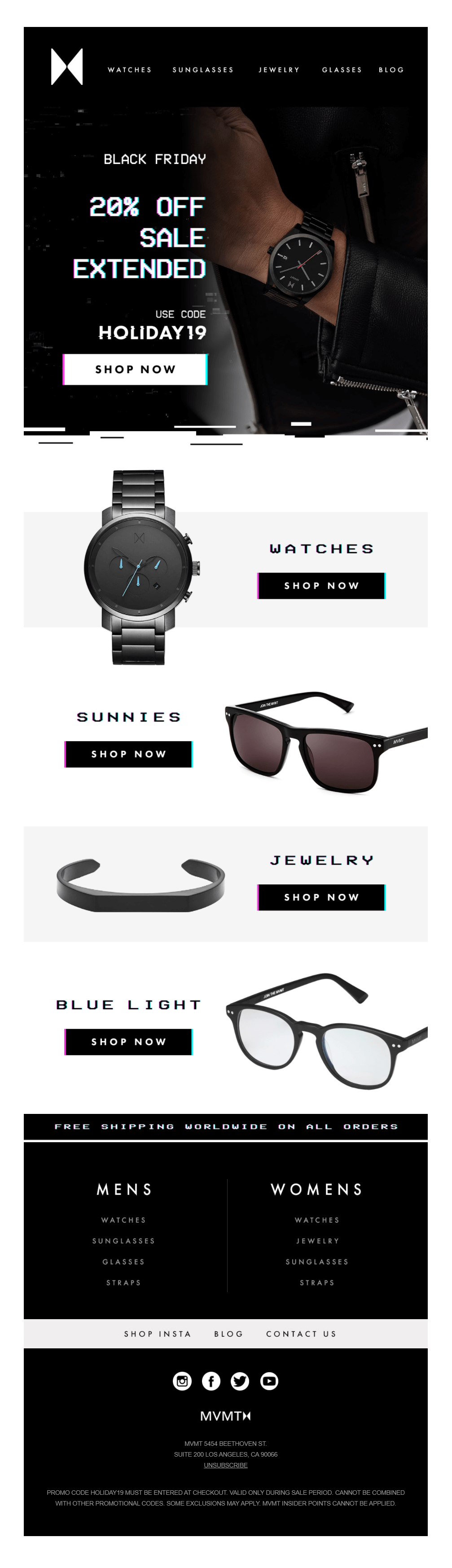 MVMT po kampanii w Czarny piątek mvmt post black friday campaign example