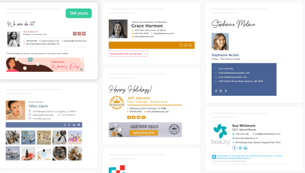 WiseStamp e-posta imzaları