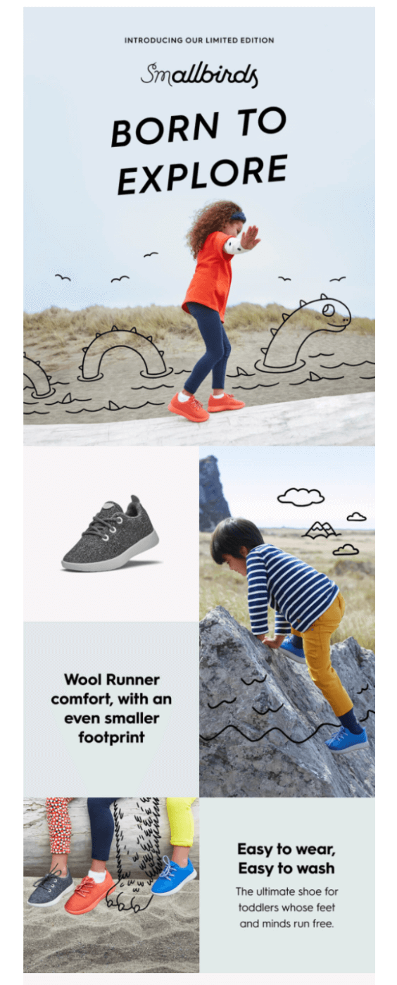 Электронная кампания Allbirds Allbirds