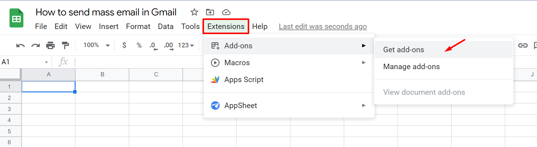 獲取 YAMM 插件 how to send mass email in gmail