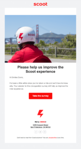 опрос клиентов по электронной почте email customer survey