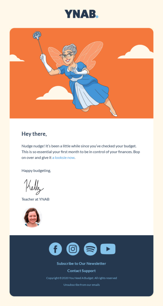 пример повторного вовлечения по электронной почте re-engagement email example