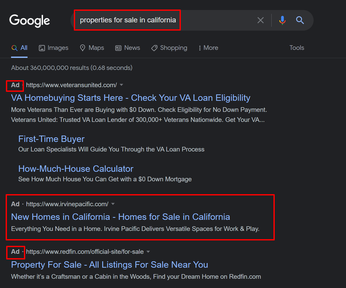 paid advertising google ads