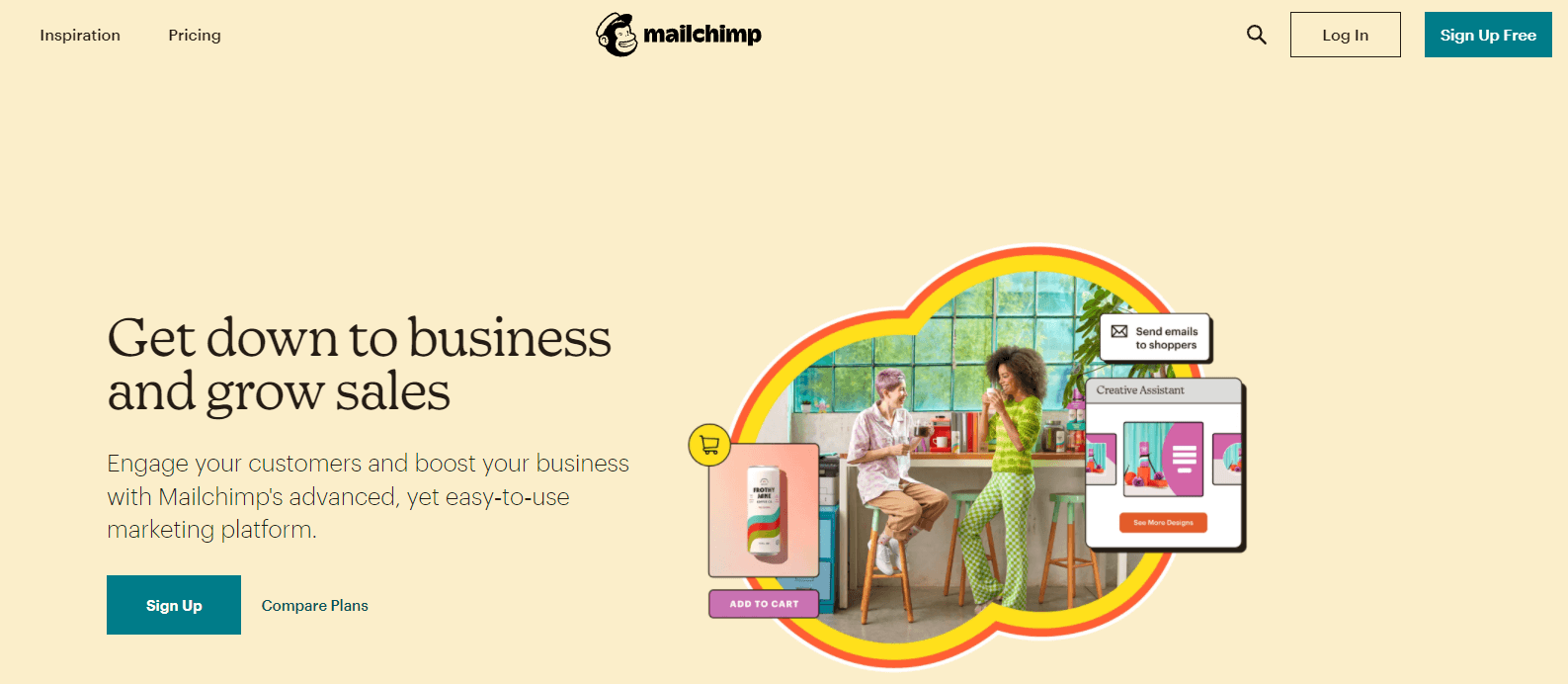 ซอฟต์แวร์การตลาดผ่านอีเมล Mailchimp mailchimp email marketing software