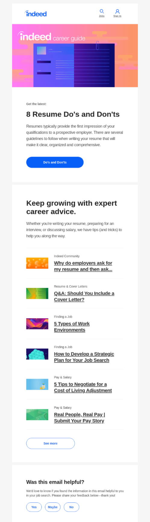 promotion d'un article de blog par e-mail blog post promotion by email