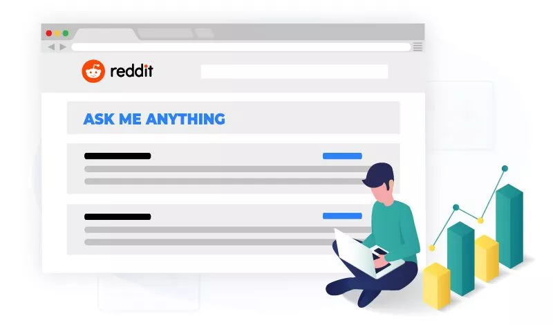 Reddit AMA-Illustration