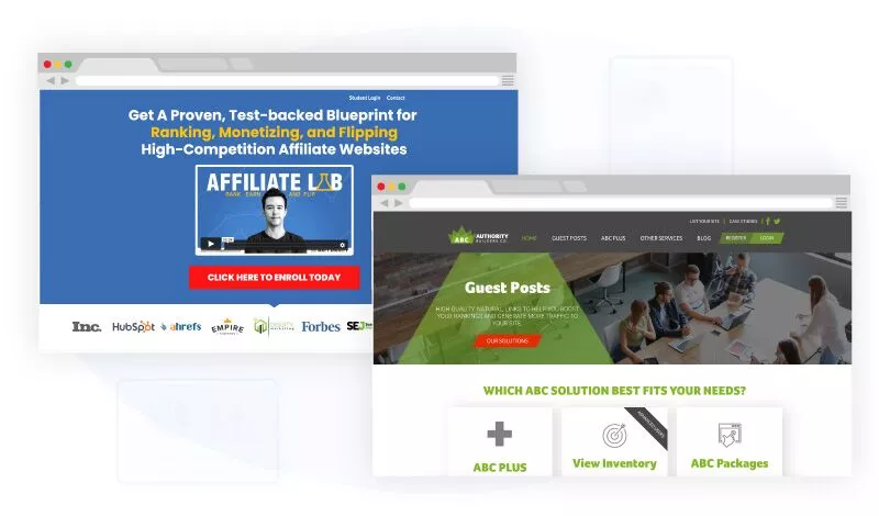 TAL- und ABC-Webeigenschaften