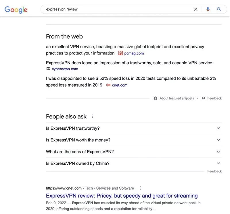 Aus dem Web-Snippet-Beispiel