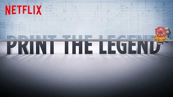 Print the Legend adalah film dokumenter orisinal Netflix yang mendalami sejarah dan pertumbuhan industri percetakan 3D. Print the Legend is a Netflix original documentary that deep dives into the history and growth of the 3D printing industry.