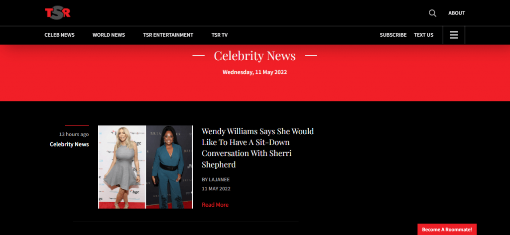 Il sito web della stanza dell'ombra