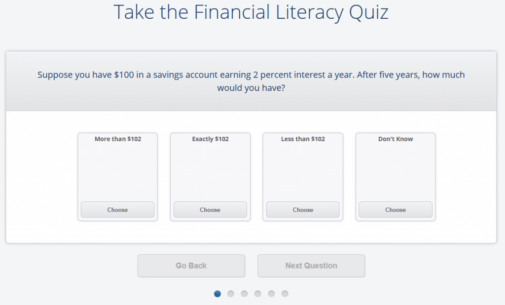 Economize e Invista (conteúdo financeiro interativo)