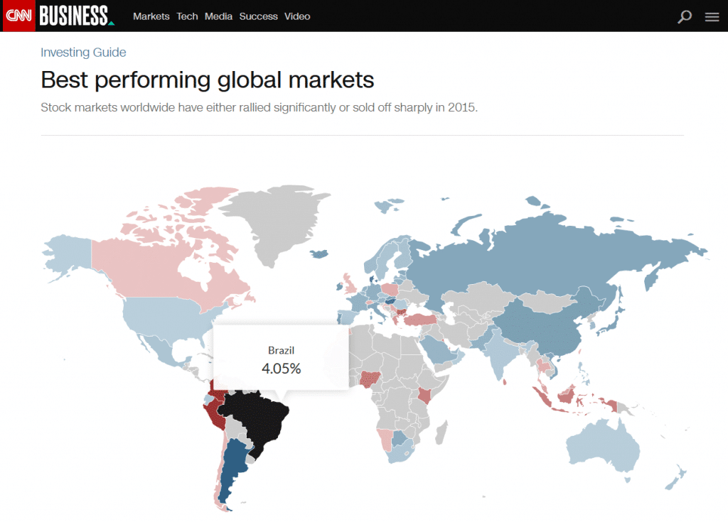 Mapa interativo CNN Money