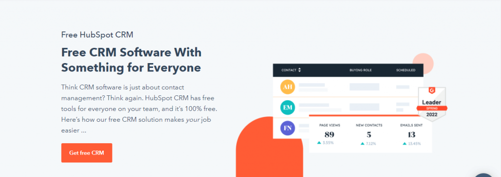 หน้า HubSpot