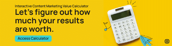 Calculator interactiv de valoare de marketing de conținut