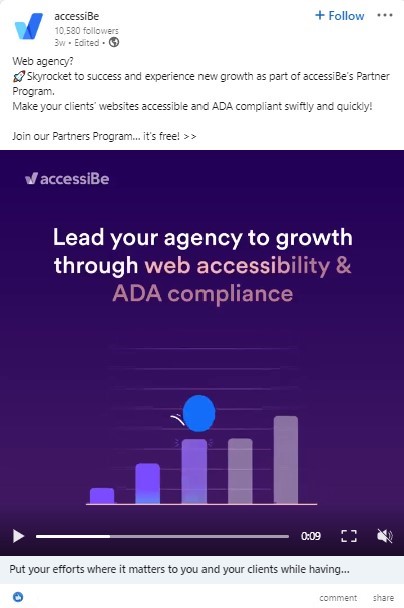 Exemplu de postare bazată pe rezultate