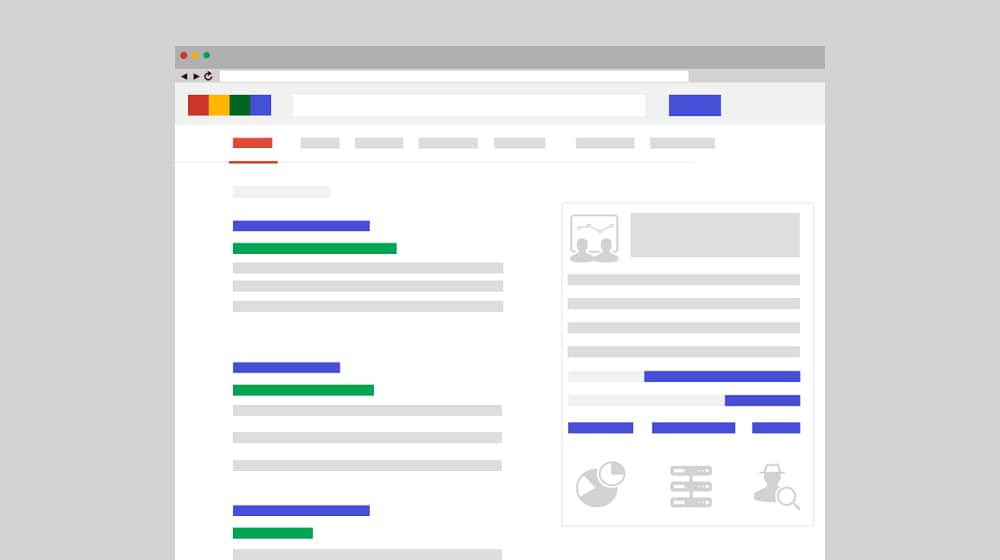 Ilustracja rankingu Google