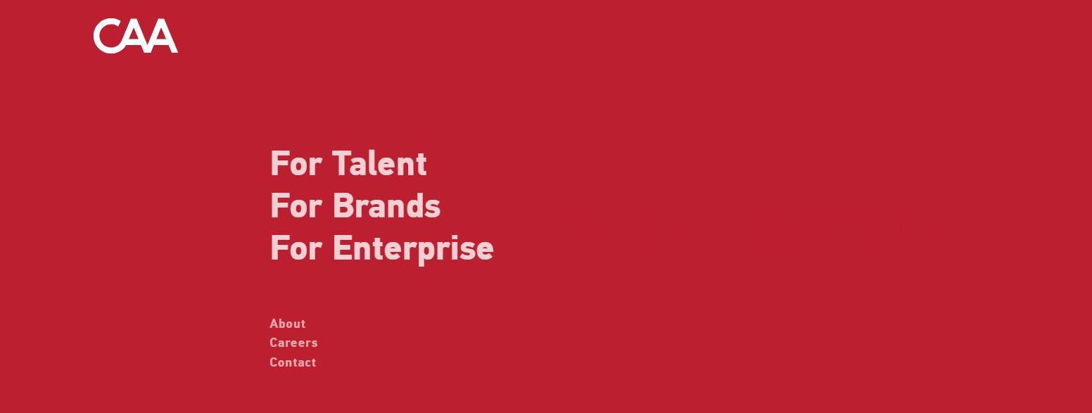 创意艺术家机构 (CAA)