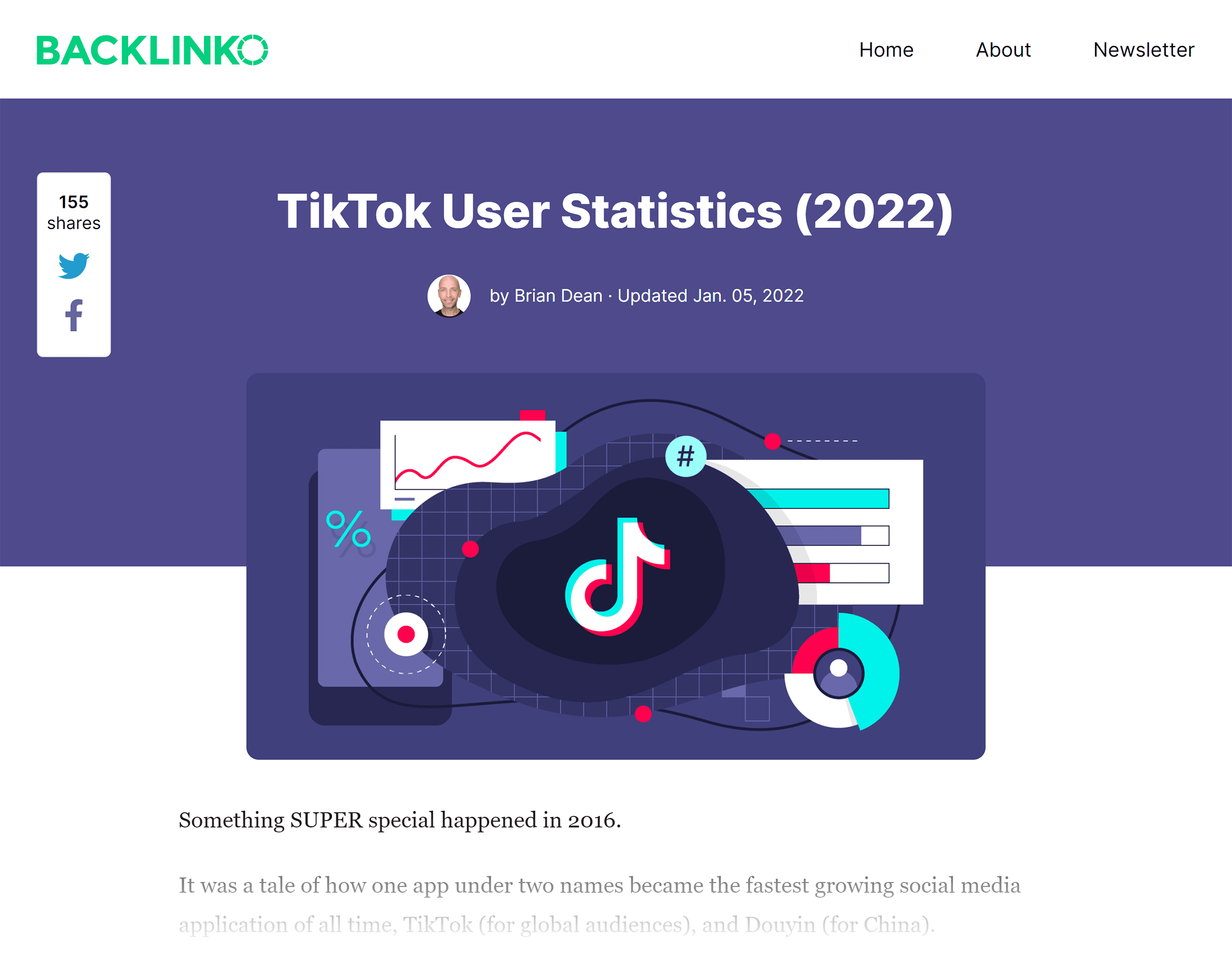 Backlinko – TikTok kullanıcıları Backlinko – TikTok users