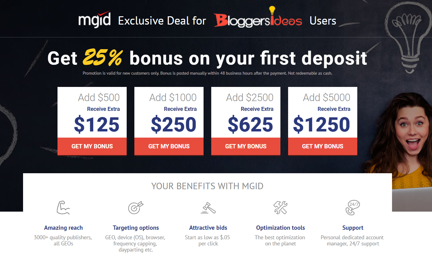 MGID Review – Bloggersideas-Rabatt MGID Review- Bloggersideas Discount