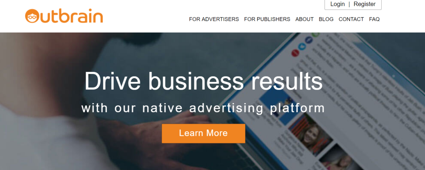 Outbrain - Bestes natives Werbenetzwerk Outbrain - Best Native Ads Network
