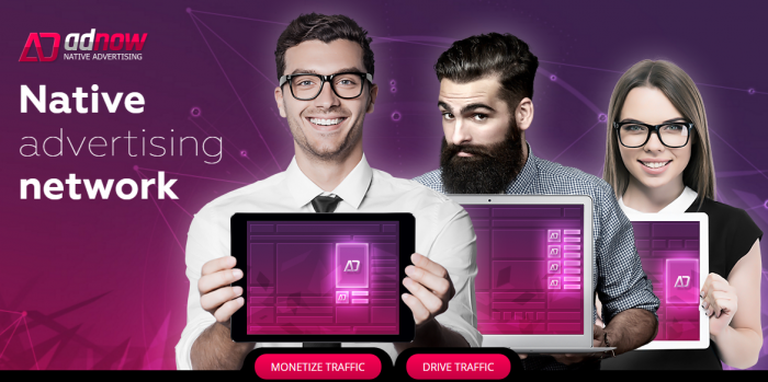 AdNow native advertising network AdNow native advertising network