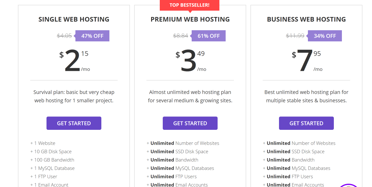 Hosting piani di hosting