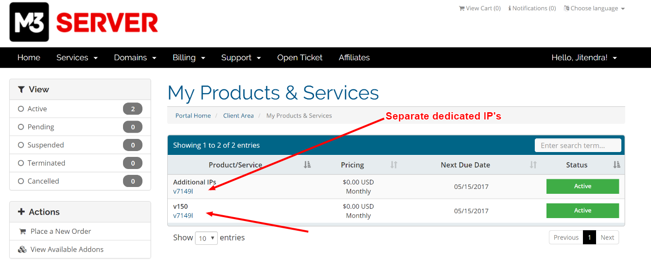 m3serverサービス m3server services