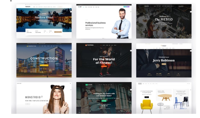 templatemonster Monster 2 temaları alt sayfaları templatemonster Monstroid 2 themes child pages