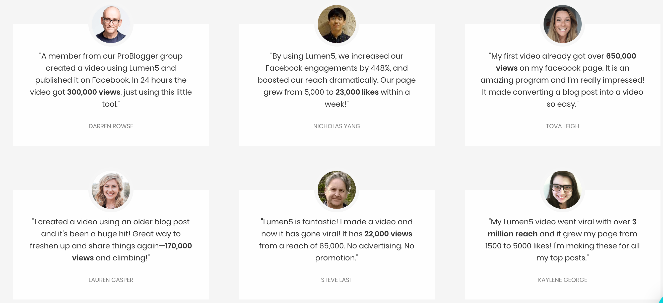 Lumen5のお客様の声
