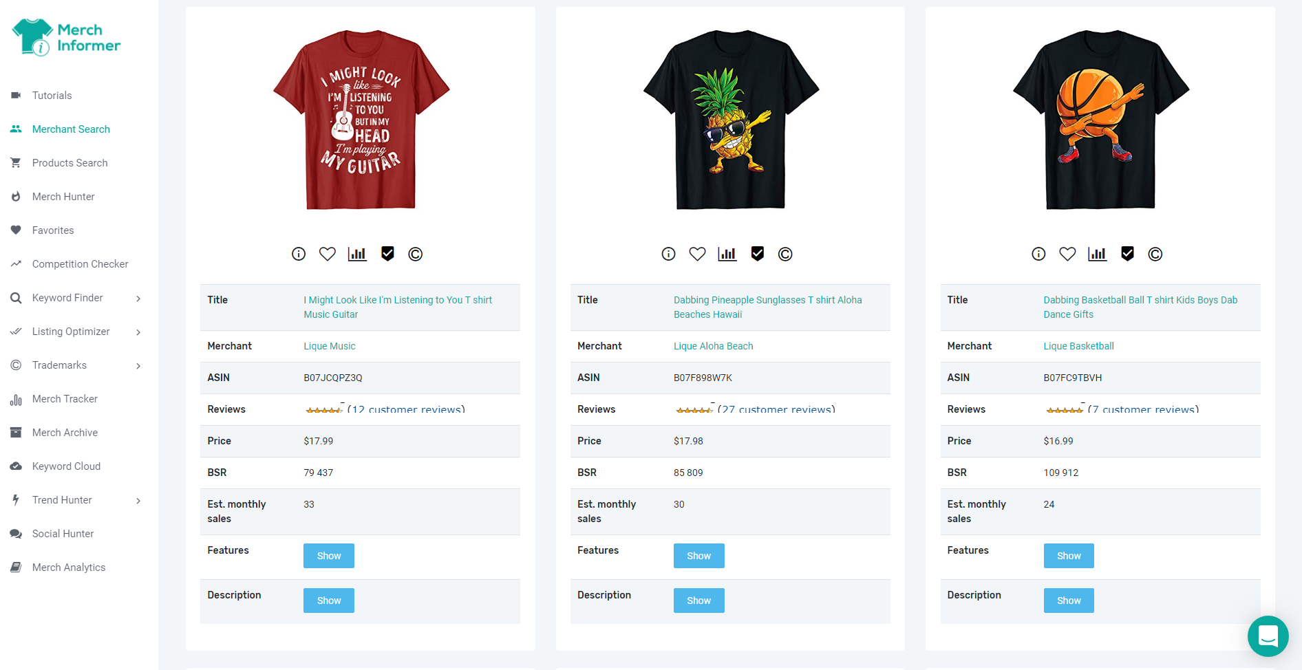 Merch Informer Review - Creați propriile produse Merch Informer Review - Create own products