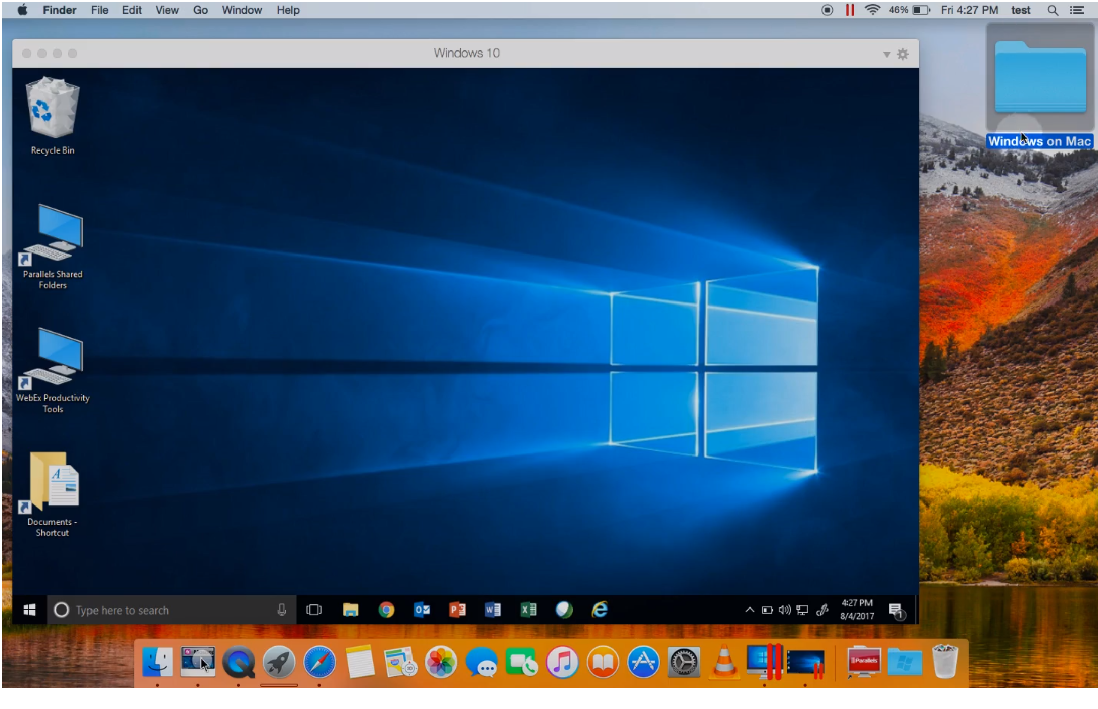 Mac'te pencereler nasıl çalıştırılır
