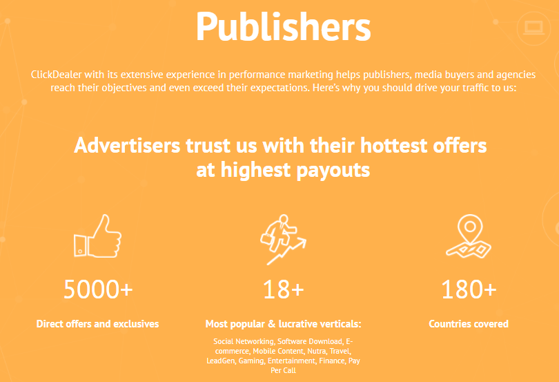 ClickDealer Review - Publishers