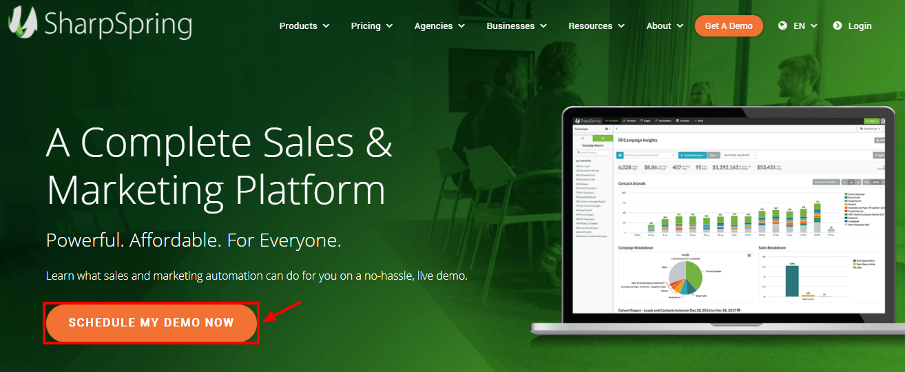 نظرة عامة على SharpSpring - SharpSpring مقابل ActiveCampaign