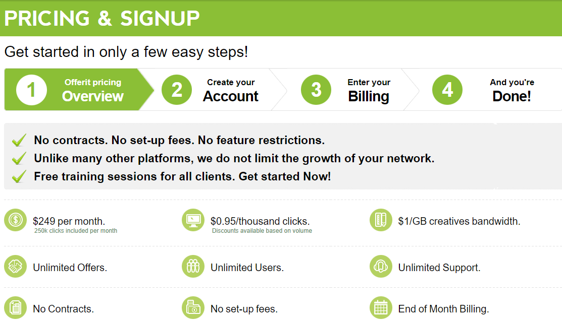 Offerit vs AffiliateWP pricing comparison