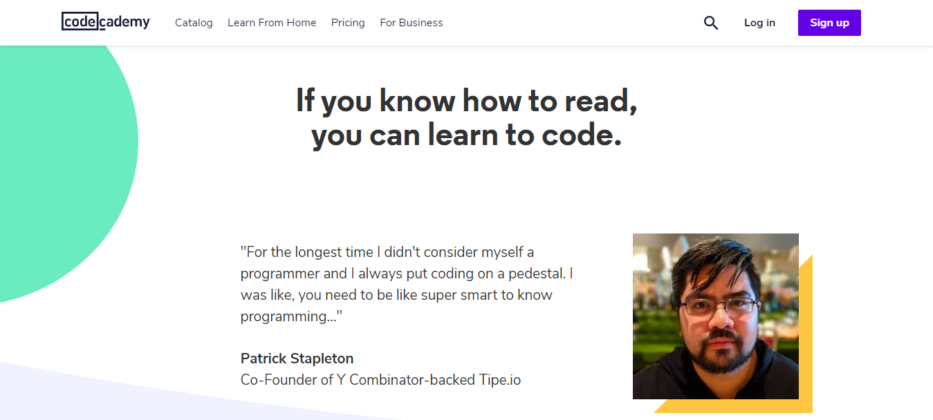 Codecademy 客戶評論