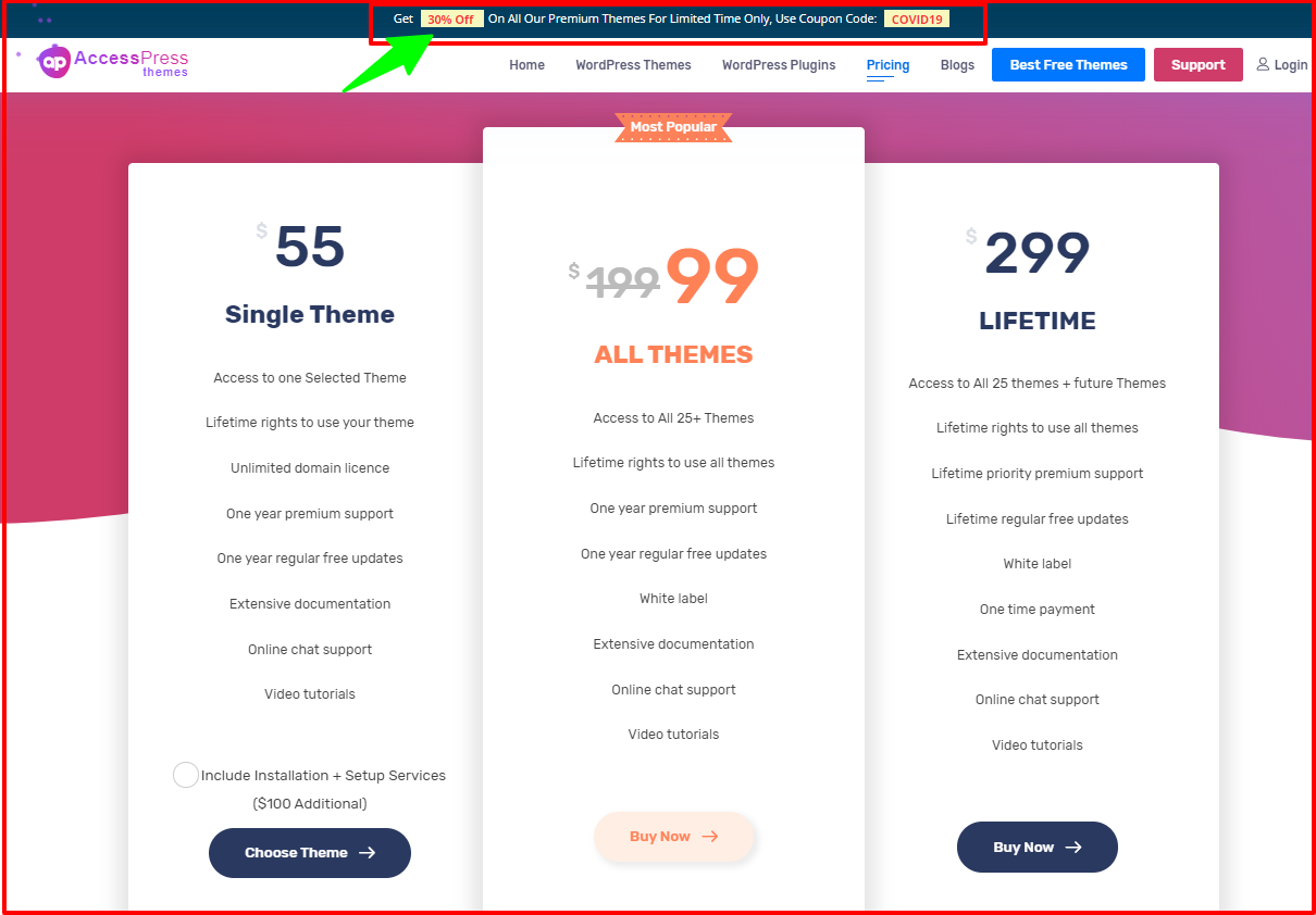  Punte Review - Pricing Plan