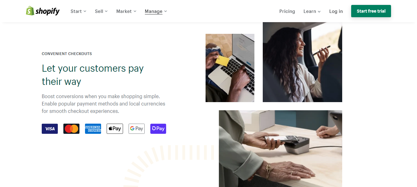 Płatności online Shopify Shopify Online Payment