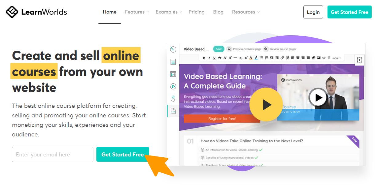 LearnWorlds- Genel Bakış LearnWorlds- Overview