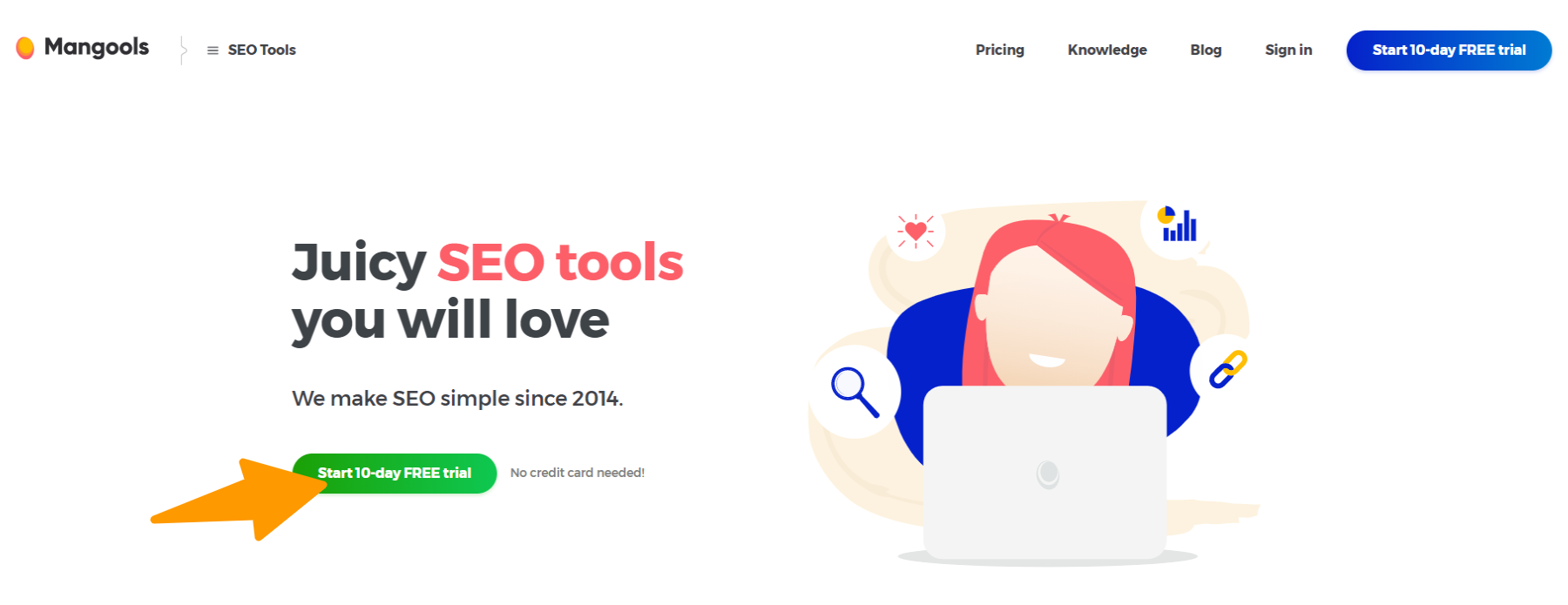 Rank Tracker Tools : Mangools