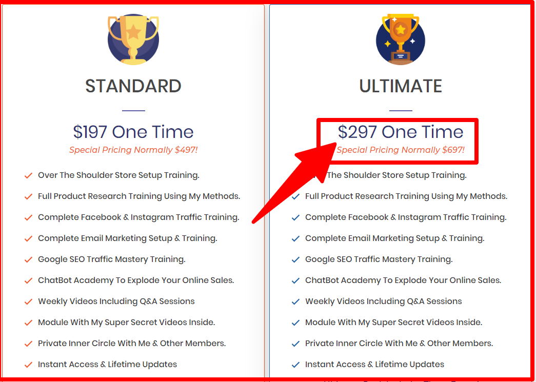 Ecom_Elites - Pricing Plan