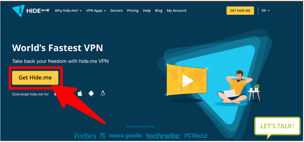 Sembunyikan saya VPN Hide me VPN