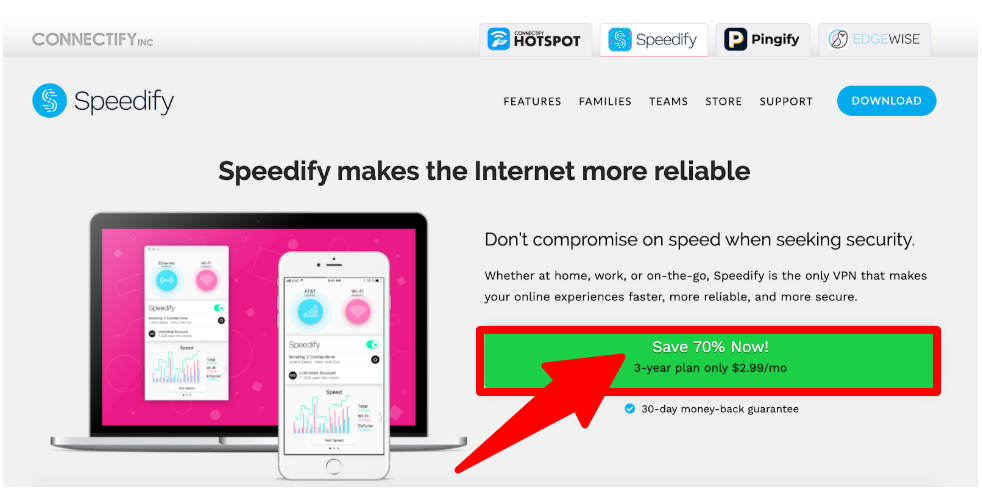 Mempercepat Speedify