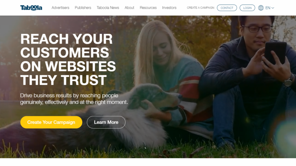 最佳原生广告平台tabola