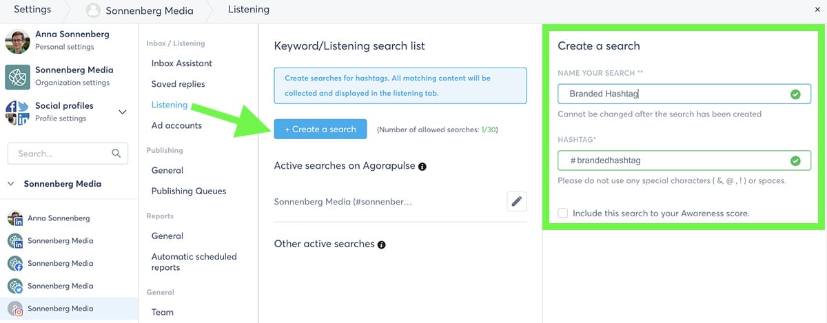 Agorapulse - écoute sociale pour des conseils de vente au détail sociaux