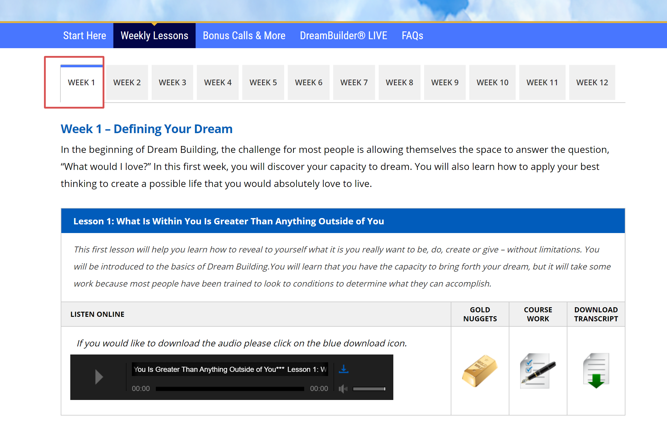 Mary Morrissey course reviews