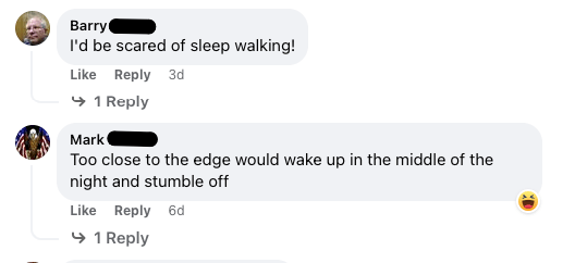 Hombres hablando en los comentarios en Facebook