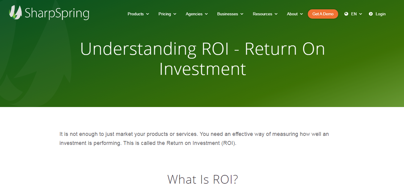 Pentru ce este folosit SharpSpring